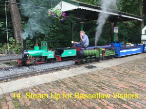 Steam-up for Bassetlaw Visitors.