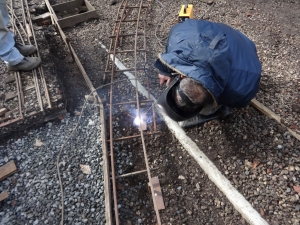 More welding to the track