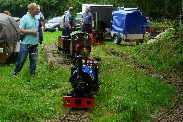 Congestion at the unloading ramps.